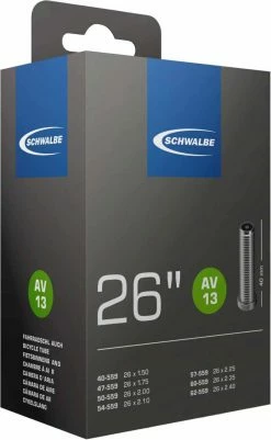 Chambre à Air Schwalbe 26x1.5-2.5 S AV13 40 Mm No. 13 (26")
