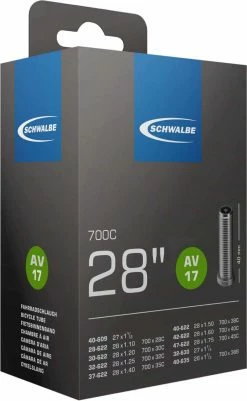Chambre à Air Pour Vélo Schwalbe AV Valve No. 17 (28"/700C)