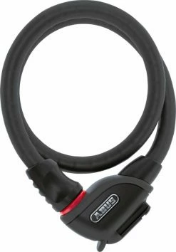 Abus Cadenas Steel-O-Flex PHANTOM 8960 Noir 85 Cm Avec Support TexKF