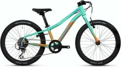 Ghost Kato 20 Pro Green / Monarch Orange Glossy Vélo Enfant 20 Pouces