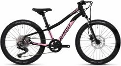 Ghost Lanao 20 Full Party Metallic Black / Pink Shimmer Glossy Vélo Enfant 20 Pouces