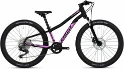 Ghost Lanao 24 Full Party Black / Fogbow Purple Glossy Vélo Enfant 24 Pouces