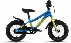 Ghost Powerkid 12 Metallic Blue / Metallic Yellow Glossy Vélo Enfant 12 Pouces