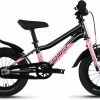 Ghost Powerkid 12 Metallic Black / Pearl Pink Glossy Vélo Enfant 12 Pouces