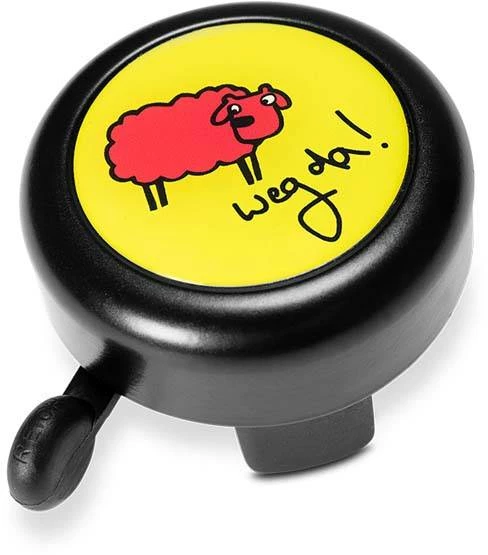 RFR Sonnette Pour Bicyclette BUDDYS Mouton Noir Et Jaune 1 RFR Sonnette Pour Bicyclette BUDDYS Mouton Noir Et Jaune